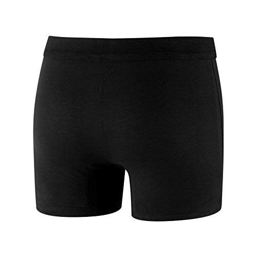 PROTECHDRY - Washable Urinary Incontinence Cotton Boxer Brief Underwear for Men with Front Absorbent Area, Black Large Large (Pack of 1)