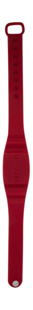 5 Red Adjustable 26 Bit Proximity Wristbands AuthorizID Weigand Prox Wrist Band Compatable with ISOProx 1386 1326 H10301 Format Readers Works with The vast Majority of Access Control Systems