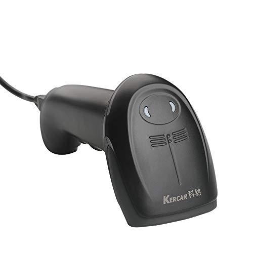 Kercan 130T Wired Automatic USB 2D QR PDF417 Data Matrix Barcode Scanner UPC EAN Bar Code Reader Black