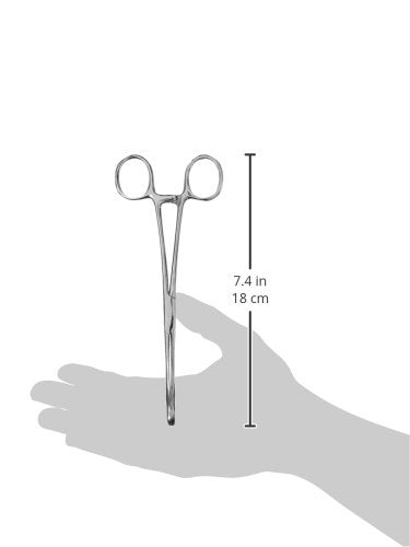 Grafco Ballenger Sponge Forceps - Serrated, Straight, Medical Tool and Surgical Scissors, 7" Length - 2730