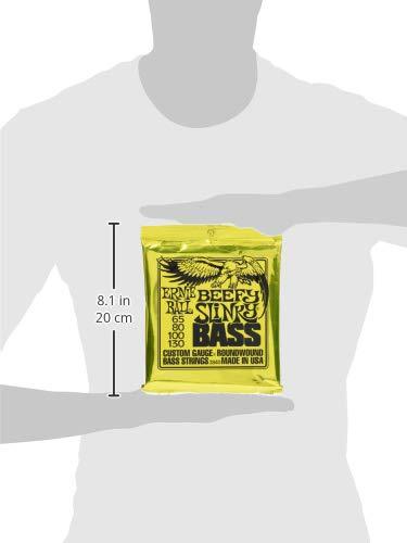 Ernie Ball Bass Guitar Strings (P02840) 4-String Beefy Bass Set