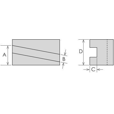 HHIP 3900-5467 OXA-7 4-Degree Parting Blade Holder 1/2" (250-007)