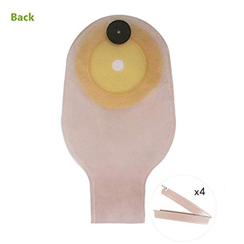20PCS Colostomy Bags with Clamp Closure, Ostomy Supplies,One Piece Drainable Ostomy Colostomy Pouch for Ileostomy Stoma Care, Cut-to-Fit 15-60mm 20PCS Y001