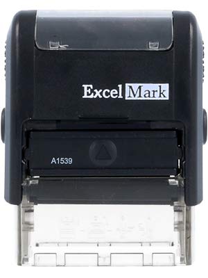 ExcelMark Copy Self Inking Rubber Stamp - Red Ink