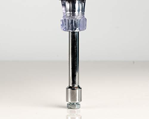 Jonard Tools ND-63038, Nut Driver, 3/8" Hex Tip, 3" Hollow Shaft with Wide Ergonomic Comfort Grip,Blue 3/8"