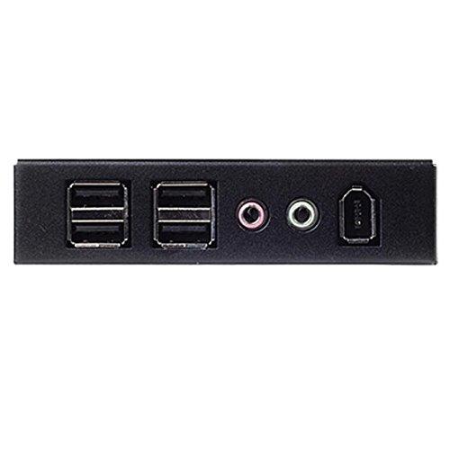 SilverStone FP32B Aluminum 3.5-Inch Drive Bay with USB X 4 + E1394 (Black)