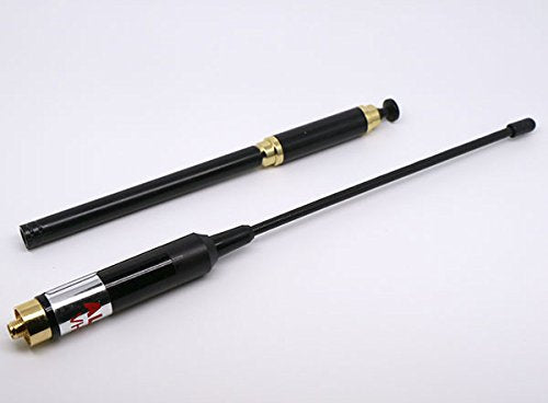 AL-800 HighGain Dual Band Extendable Antenna SMA-Female for Two Way Radio