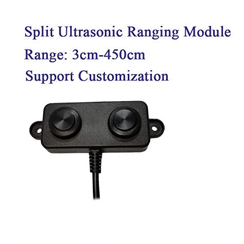 Taidacent Waterproof Ultra-Precision Ultrasonic Sensor Presence and Detection Parking Occupancy Sensor Vehicle Presence Detector Ultrasonic Range Detector in Outdoor (UART Serial Port) UART serial port