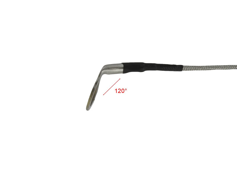 Car Cylinder Head Temperature Sensors K Type Thermocouple with 10mm id Washer Angled Bend for Cylinder Head Temperature Measurement