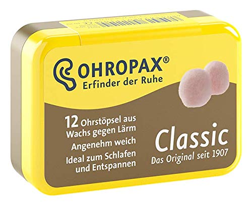 Ohropax Classic Earplugs - 12 Earplugs