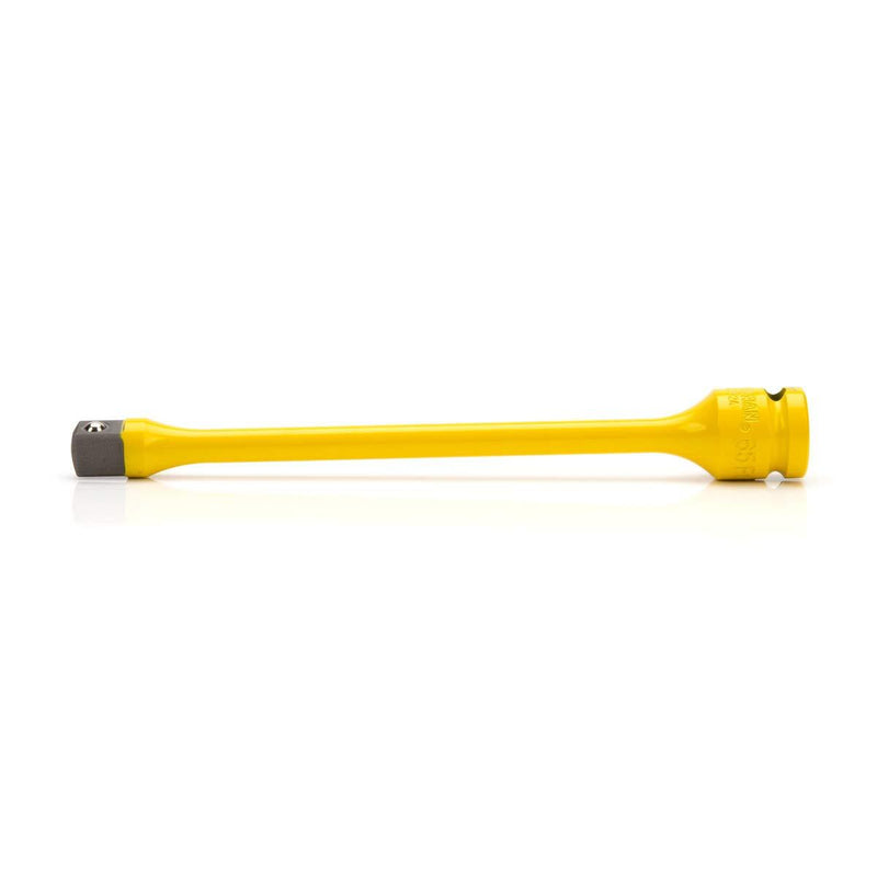 Steelman 1/2-Inch Drive 65 ft-lb Torque Extension for Impact Wrench, 8-inch Extension, Corrosion-Resistant Powder-Coated Steel, Yellow