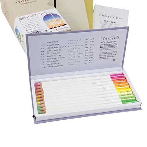 Tombow 51527 Irojiten Colored Pencil Dictionary Set, Seascape, Set of 30. Beautifully Crafted Wax-Based Colored Pencils with Enamel Finish