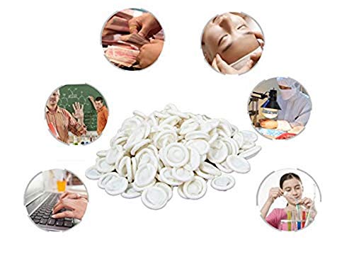 ericotry 300PCS Multi-Used Disposable Latex Finger Cots Anti Static Rubber Fingertips Finger Protector Gloves for Electronic Repair Jewelry Cleaning Manicures Industrial Beauty Nail Art Tattoo