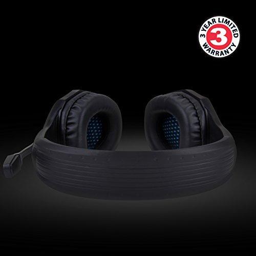 Enhance GX-H4 Computer Gaming Headset with Microphone - Braided Cable, Noise Isolating Headphones, Comfort Design Headband - Connect with 3.5mm AUX - INFILTRATE Series