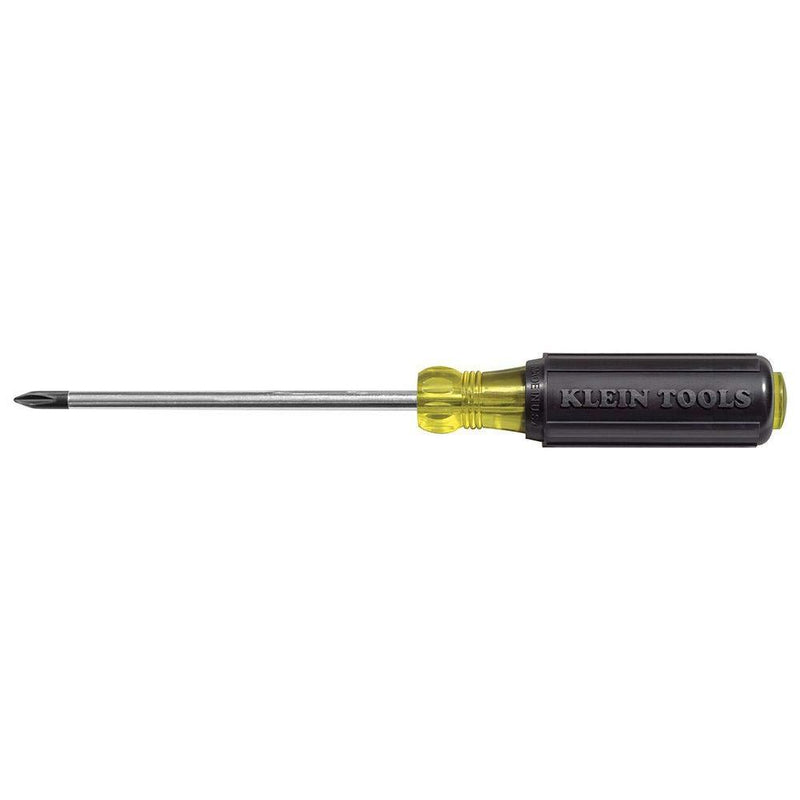 Klein Tools 85484 Mini Slotted and Phillips Screwdriver Set with Tip-Identand Premium Chrome Plated Shafts, 4-Piece