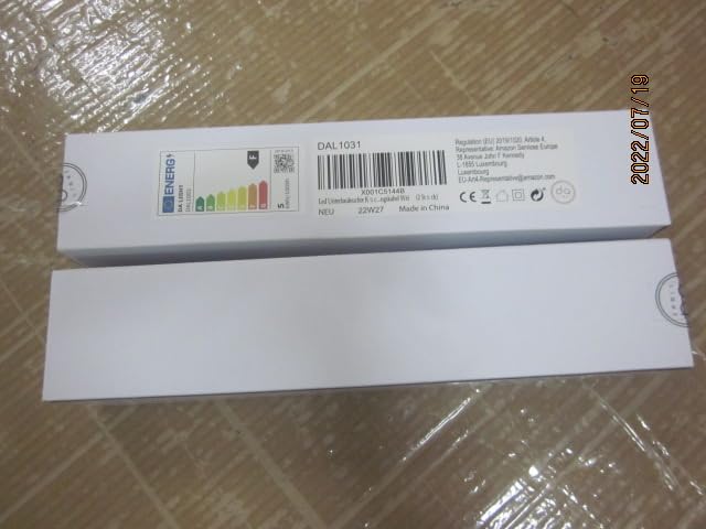 da LIGHT LED under-cabinet light kitchen 5W 31.5cm 450lm 4000k neutral white under-cabinet light strip kitchen lamp cabinet lighting super bright white for kitchen cupboard expandable with plug-in system (2 pieces) 4000k set of 2 31.5cm