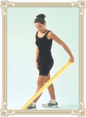 Cando 10-5282 3 Piece Low Powder Moderate Exercise Band PEP Pack Latex