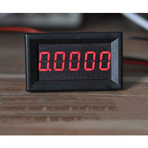 Taidacent High Precision 5 Digit Amp Meter DC 0.0000-3.0000A Ammeter Digital Display mA Digital Ammeter 0.36 Inch Red LED Display