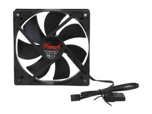 Rosewill 120mm Case Fan 4-Pack, Long Life Sleeve Bearing Computer Case Fan ROCF-13001, Ultra Quiet Computer Cooling Fan 4 Pack 120 mm Standard Case Fan Pack of 4