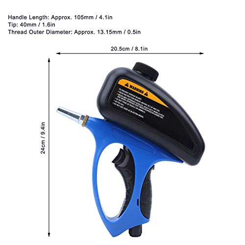 Sandblaster, portable sandblaster, small nozzle, pneumatic sandblaster, sanding air, sandblasting gun, professional anti-rust sandblasting machine, handheld gravity
