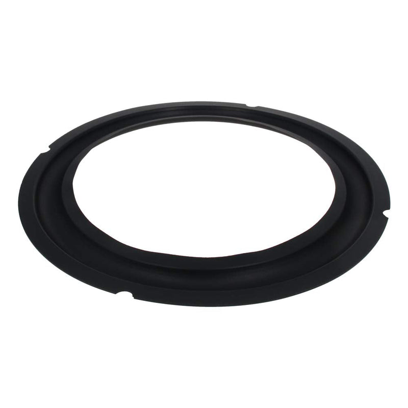 Fielect 8 Inch Black Notch Speaker Rubber Edge Surround Rings Replacement Parts for Speaker Repair or DIY 1pcs