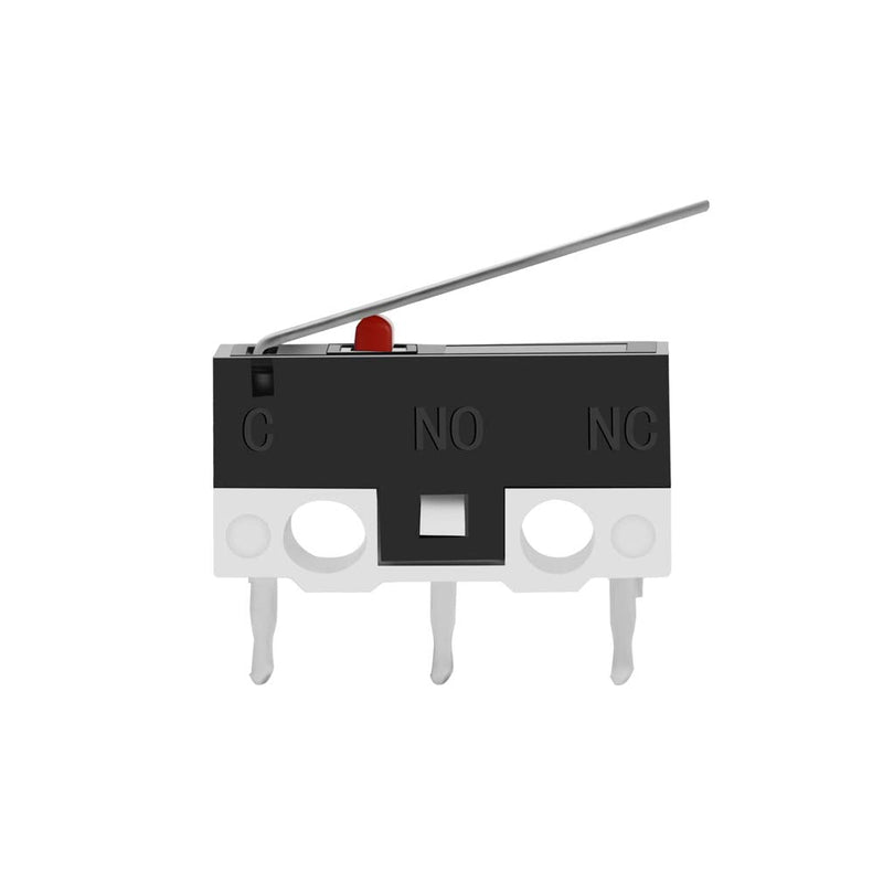 CYT1073 AC 2A 125V 3Pin SPDT Limit Micro Switch Long Hinge Lever for Arduino (Pack of 30) by MUZHI