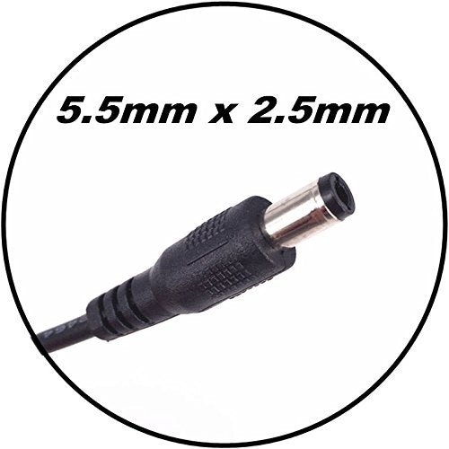 DZYDZR 3pcs Extension Cable USB to DC Cable - 5V USB 2.0 Port Male to DC 5V Male 5.5mm x 2.5mm Power Cord Black 100cm(3.3ft)