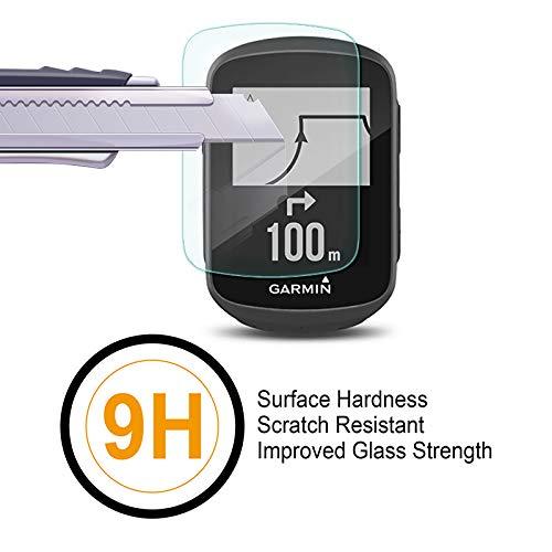 (2 Pack) Supershieldz Designed for Garmin Edge 530 and Edge 830 Tempered Glass Screen Protector, 0.33mm, Anti Scratch, Bubble Free