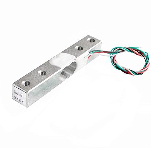 AuBreey Digital Load Cell Weight Sensor 5KG Portable Electronic Kitchen Scale + HX711 Weighing Sensors Ad Module for Arduino