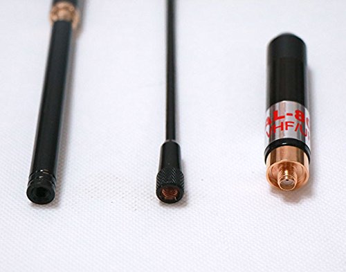 AL-800 HighGain Dual Band Extendable Antenna SMA-Female for Two Way Radio
