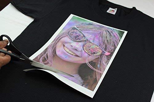 PPD Inkjet Premium Iron-On Dark T Shirt Transfers Paper LTR 8.5x11" Pack of 20 Sheets (PPD004-20) 8.5x11"