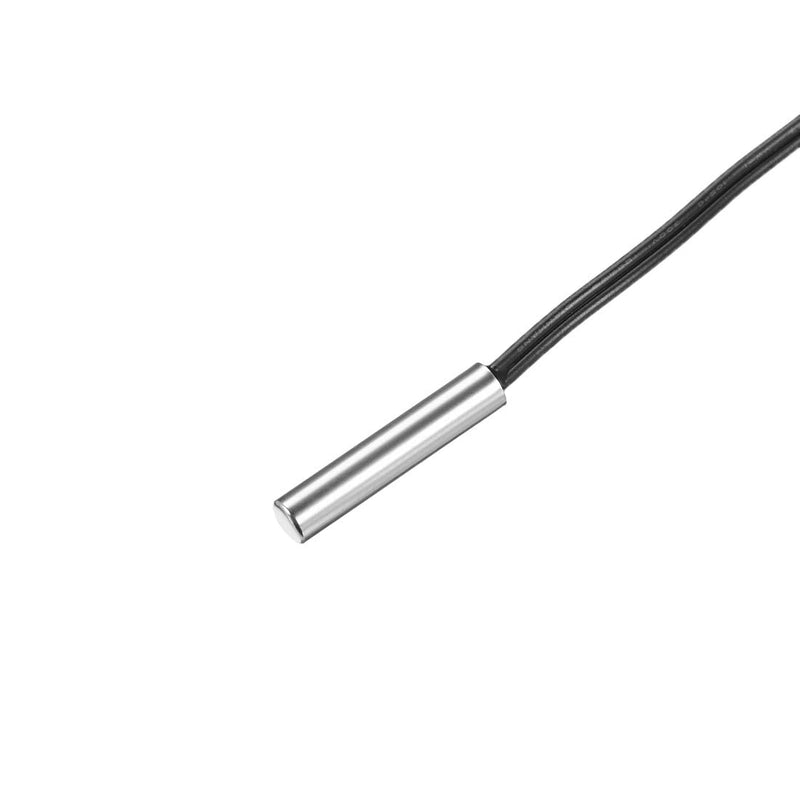 uxcell 200K NTC Thermistor Probe 7.9 Inch Stainless Steel Sensitive Temperature Temp Sensor for Air Conditioner