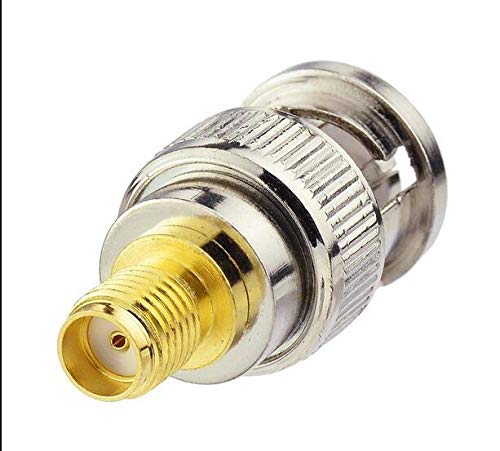 DHT Electronics 2pcs RF coaxial coax adapter SMA female to BNC male