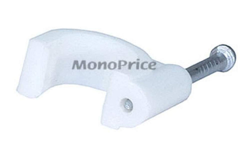 Monoprice Circle cable clips with steel nail, 10mm, 100pcs/Pack