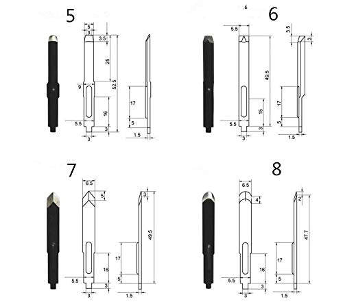 YUCHENGTECH Carving Blade Knife Accessory for Electric Carving Chisel Electric Chisel Power Carver