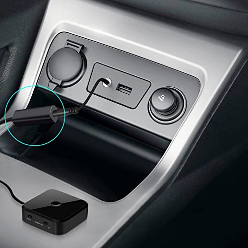 HAOQUOOU Ground Loop Audio Noise Isolator, Noise Filter, use 3.5mm Jack Audio Cable at Both Ends to Eliminate The hum of car Audio System/Home Stereo
