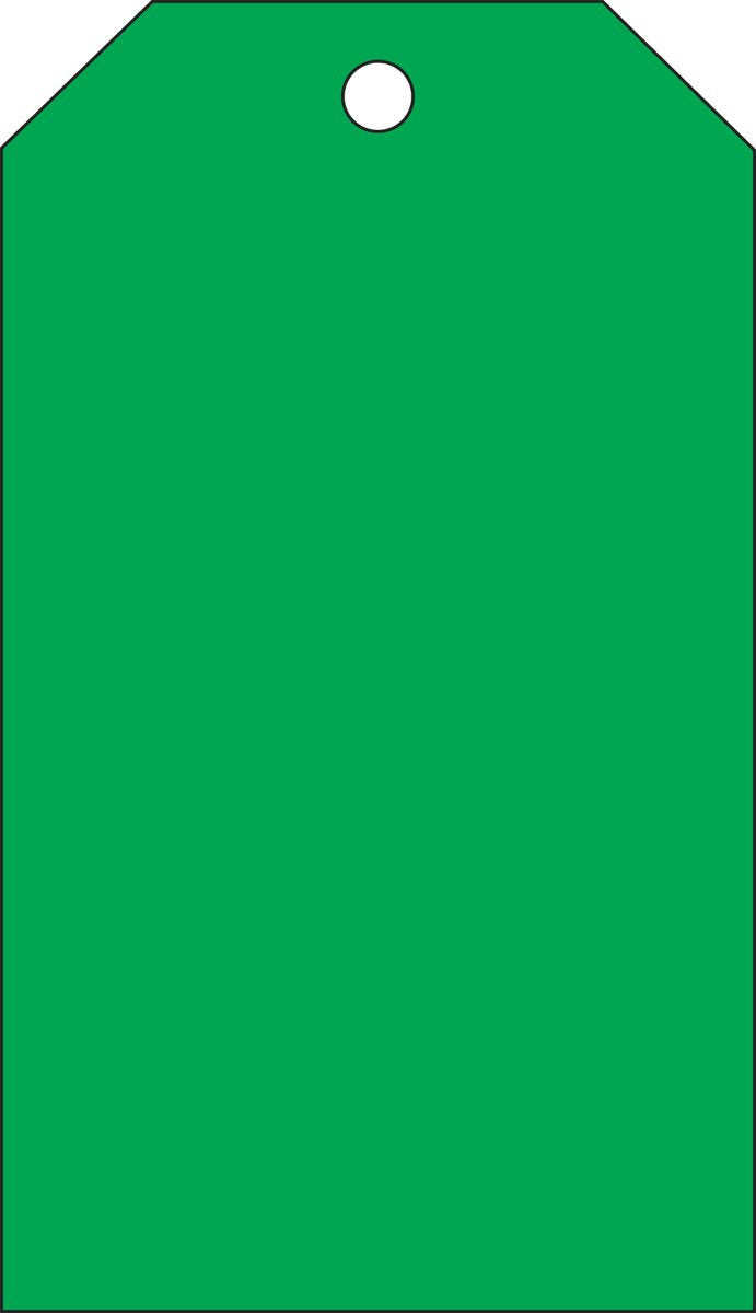 Accuform TDM660CTP PF-Cardstock Medical Gas Tag, Legend"Caution Valve for Oxygen Serving Do Not", 5.75" Length x 3.25" Width x 0.010" Thickness, White on Green (Pack of 25)