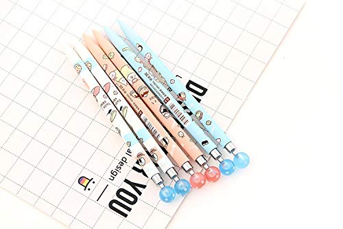 Mechanical Pencils 0.5mm Cute Kawaii Sushi Food Press Automatic Mechanical Pencil Writing Drawing School Office Supply Student Stationery 6 Pcs