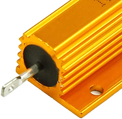 Dahszhi Dahszhi 100W 2 Ohm Aluminum Power Metal Shell Case Wirewound Resistor 2pcs