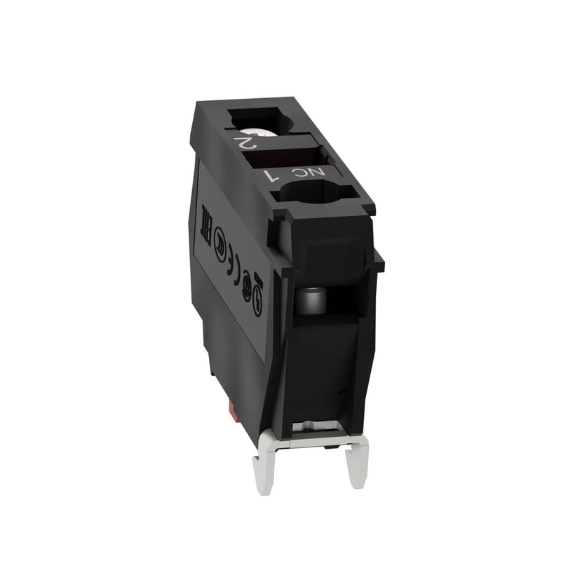 Schneider Electric | ZBE102 - Auxiliary switch block, ZBE 22mm, 1NC, QTY: 5