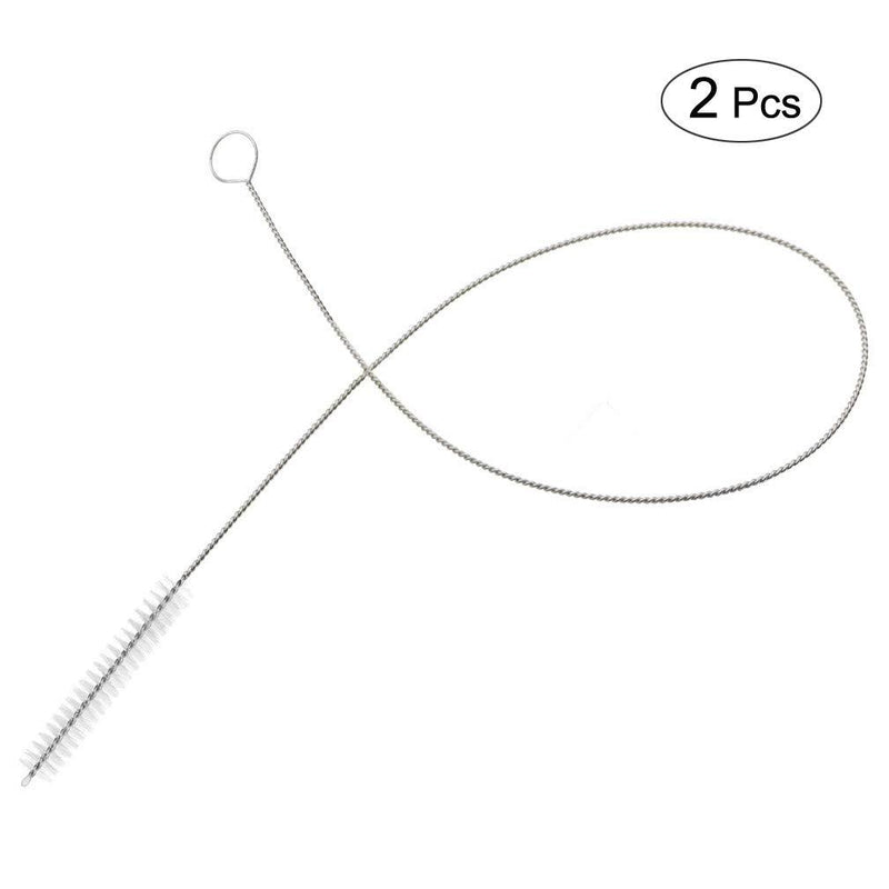 2 Pcs Cleaning Brush Bristle Tip 3/8â€ by 32â€ Inch Long - Flexible Cleaner Tool for Clean Keg, Feeding Tube, Line Tube Hose 2 PCS 32" (Super Long)