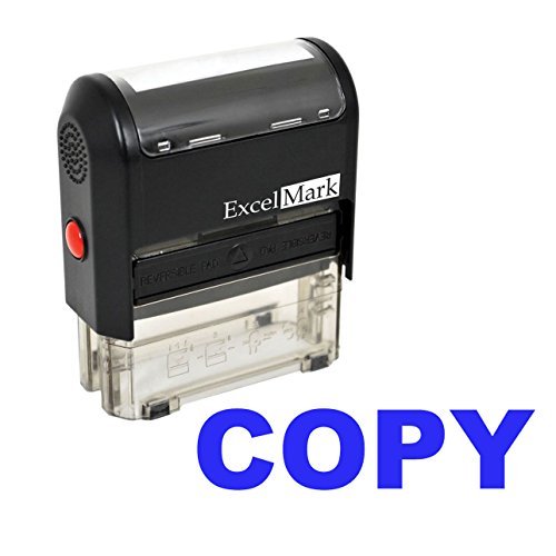 Copy - ExcelMark Self-Inking Rubber Stamp - A1539 Blue Ink