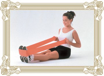 Cando 10-5282 3 Piece Low Powder Moderate Exercise Band PEP Pack Latex