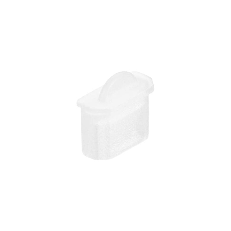 uxcell 5pcs Micro Silicone Protectors Male Port Anti Dust Cap Cover Clear