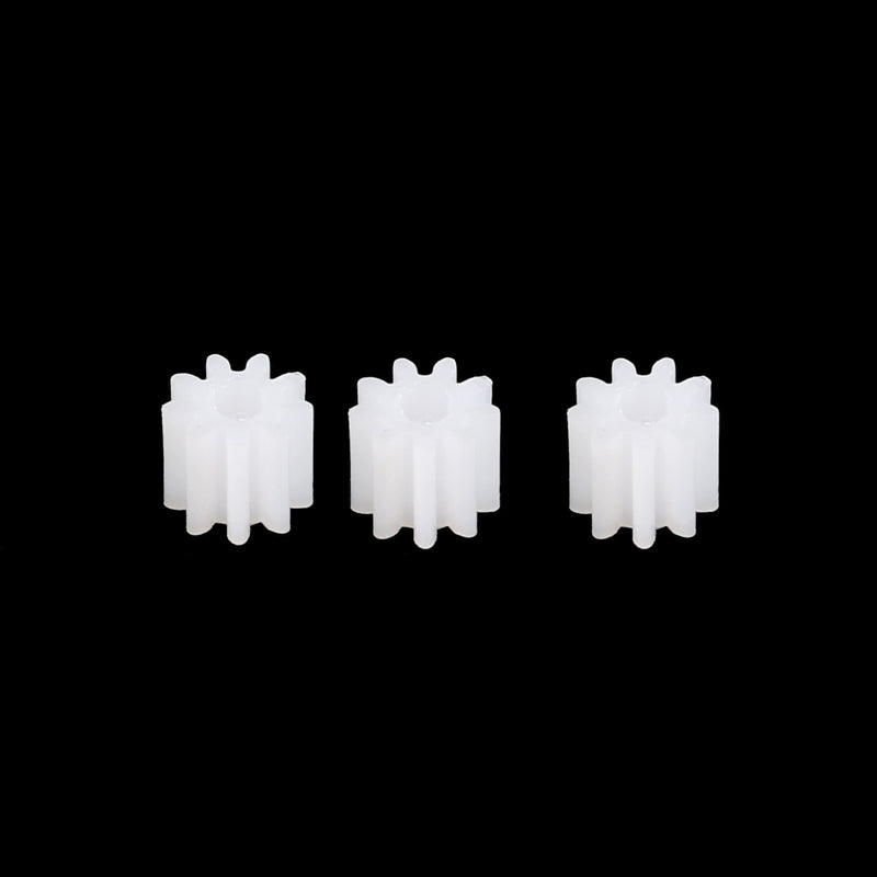 uxcell 50pcs Plastic Gears 9 Teeth Model 092A Reduction Gear Plastic Worm Gears for RC Car Robot Motor