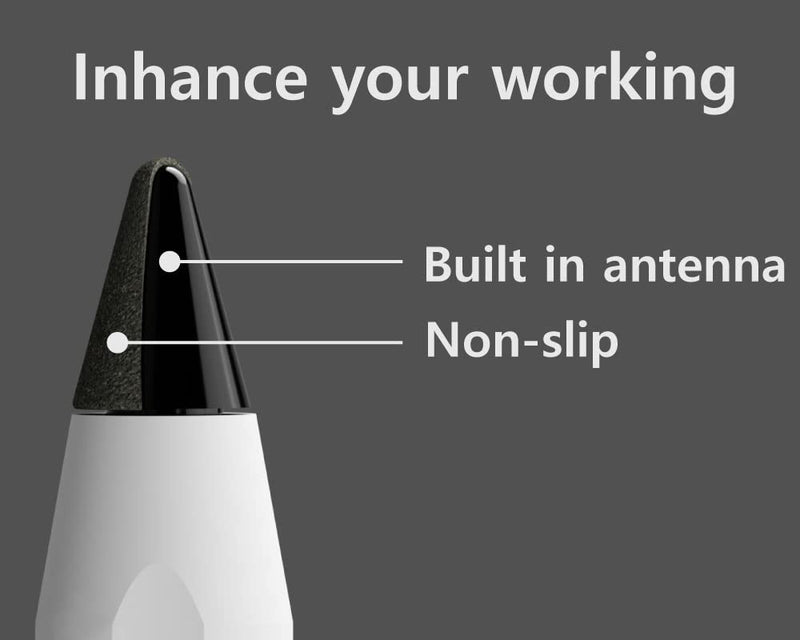 IFELI Normal All-in-One Silicone Tip Replacement for Apple Pencil (4 pcs 1 Set) | Silicone Pen Nibs for iPad Pencil | (4pcs Black) 4pcs Black