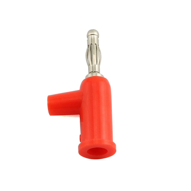 Longdex Banana Plug 6PCS Solderless Stackable Test Lead Connector 4mm Banana Plug Red Black 建议更改