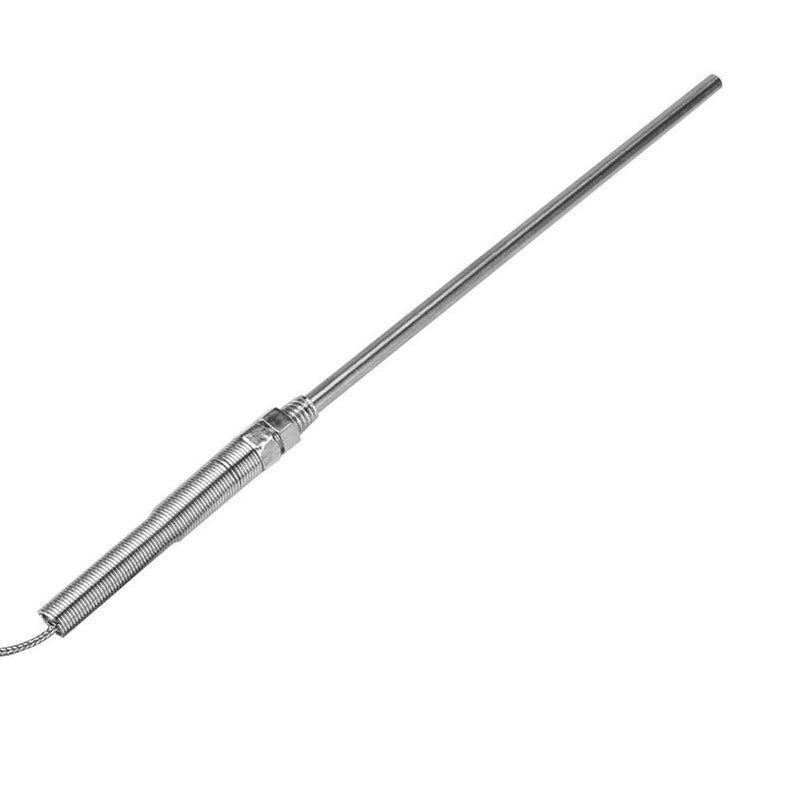 K type Thermocouple M8 Thread Type K Thermocouple 150mm Probe Temperature Controller Stainless Steel Sensor Wire 0-400℃(2M)