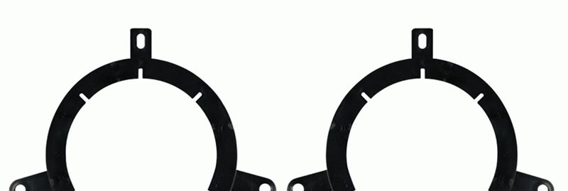 Metra 82-6600 5-1/4 or 6-1/2-Inch Front Door Speaker Adapter for Select 1995-up Chrysler/Dodge/Jeep Vehicles Standard Packaging