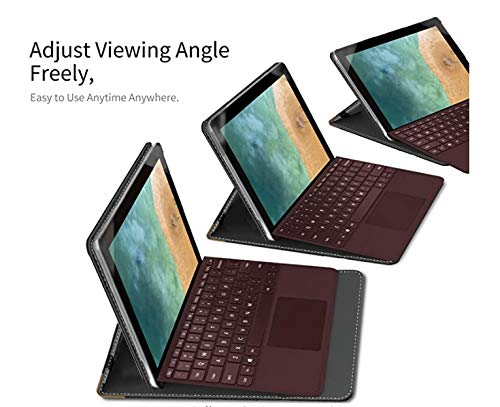 Honeymoon Case Cover Compatible with Lenovo Yoga 9i/7i 2 in 1 & Yoga C940/C740 14 Inch Series,PU Leather Protective Case Cover Laptop Accessories,S022-14-Black Black